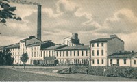 Usina de açucar de Przeworsk, em 1925. Construída pelo príncipe Lubomirski, era considerada a maior da região. Foto: Zbigniew Franczukowski